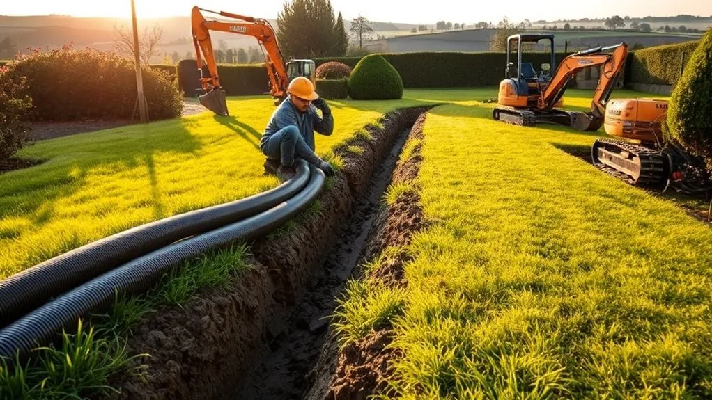 Irrigation Pipe Installation in Cobham | Gardens, Grounds & Land